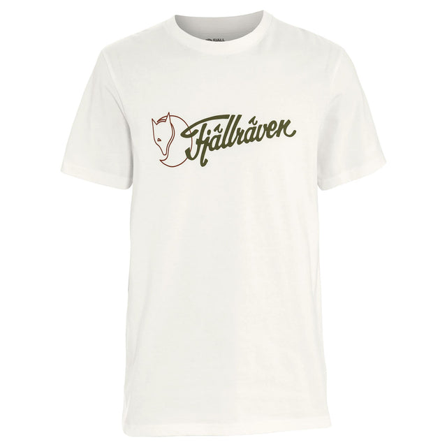 Fjällräven Men's Archive Logo T-Shirt Eggshell / Small-Eggshell / Medium-Eggshell / Large-Eggshell / X-Large - 53 Degrees North 