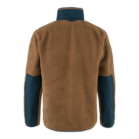 Fjällräven Men's Verdag Pile Jacket Chestnut/Navy / Small-Chestnut/Navy / Medium-Chestnut/Navy / Large-Chestnut/Navy / X-Large - 53 Degrees North 