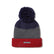 Sealskinz Flitcham Waterproof Cold Weather Bobble Hat Orange/Grey/Navy / Small/Medium-Orange/Grey/Navy / Large/X-Large-Navy/Grey/Olive / Small/Medium-Navy/Grey/Olive / Large/X-Large #- 53 Degrees North 