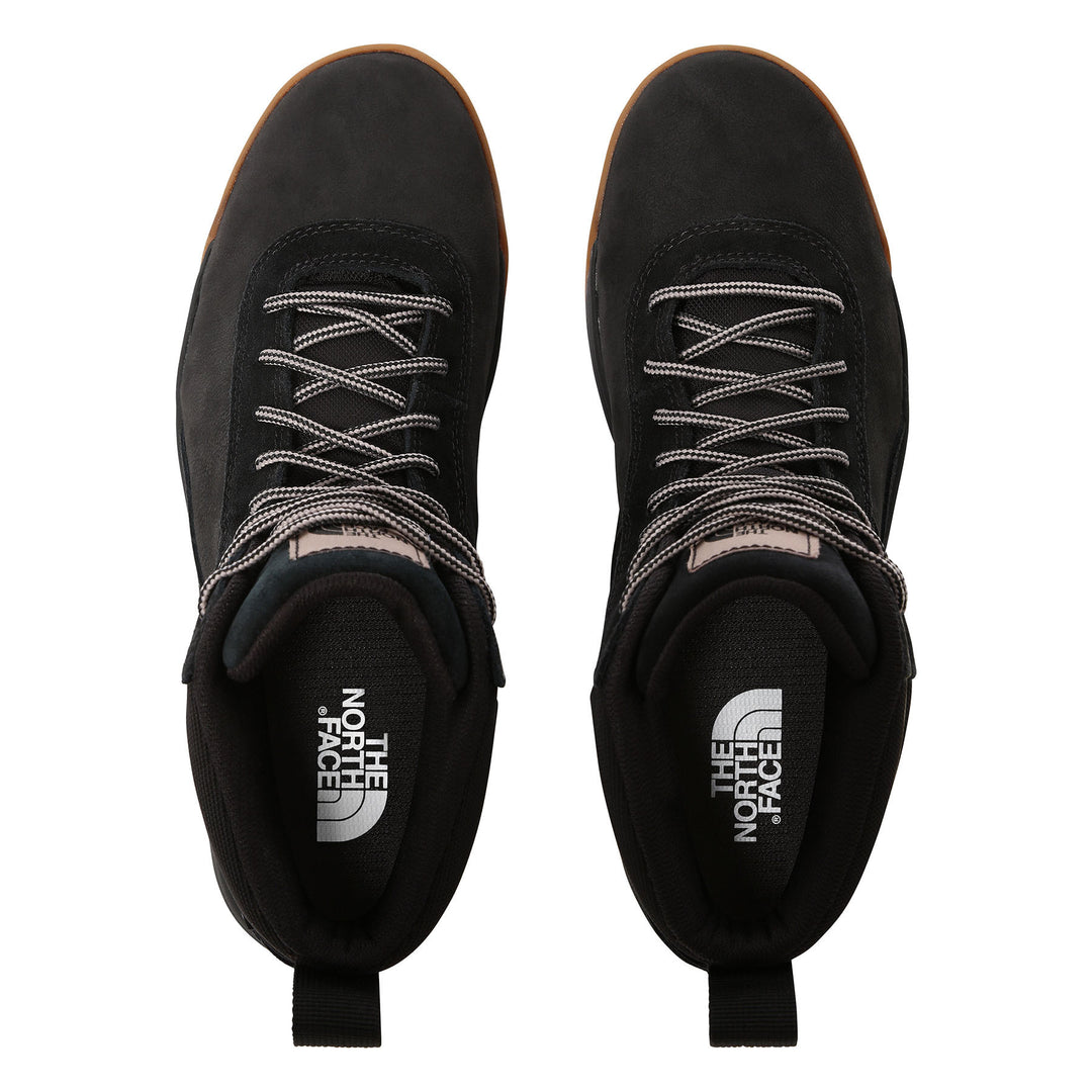 The North Face Men's Larimer Mid Waterproof Street Boots #color_tnf-black-vintage-khaki
