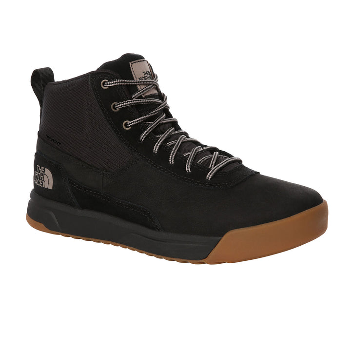 The North Face Men's Larimer Mid Waterproof Street Boots #color_tnf-black-vintage-khaki