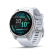 Garmin Fenix 8 - 43mm AMOLED Smartwatch Silver/Whitestone - 53 Degrees North 