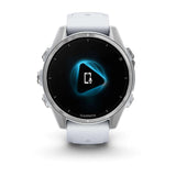 Garmin Fenix 8 - 43mm AMOLED Smartwatch Silver/Whitestone - 53 Degrees North 