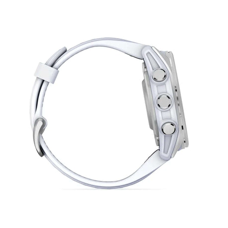 Garmin Fenix 8 - 43mm AMOLED Smartwatch Silver/Whitestone - 53 Degrees North 