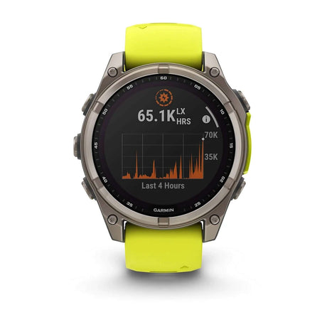 Garmin Fenix 8 47mm Solar Sapphire Smartwatch Amp Yellow - 53 Degrees North