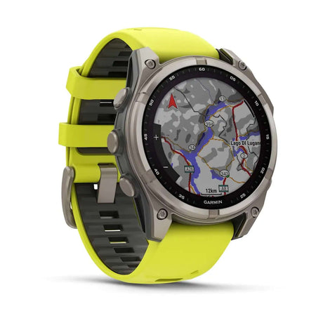 Garmin Fenix 8 47mm Solar Sapphire Smartwatch Amp Yellow - 53 Degrees North