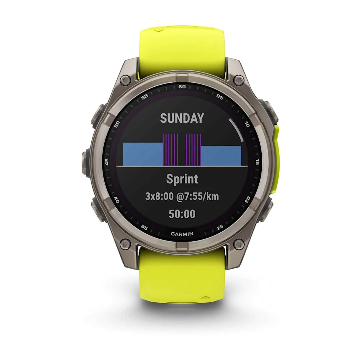 Garmin Fenix 8 47mm Solar Sapphire Smartwatch Amp Yellow - 53 Degrees North