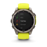 Garmin Fenix 8 47mm Solar Sapphire Smartwatch Amp Yellow - 53 Degrees North