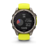 Garmin Fenix 8 47mm Solar Sapphire Smartwatch Amp Yellow - 53 Degrees North