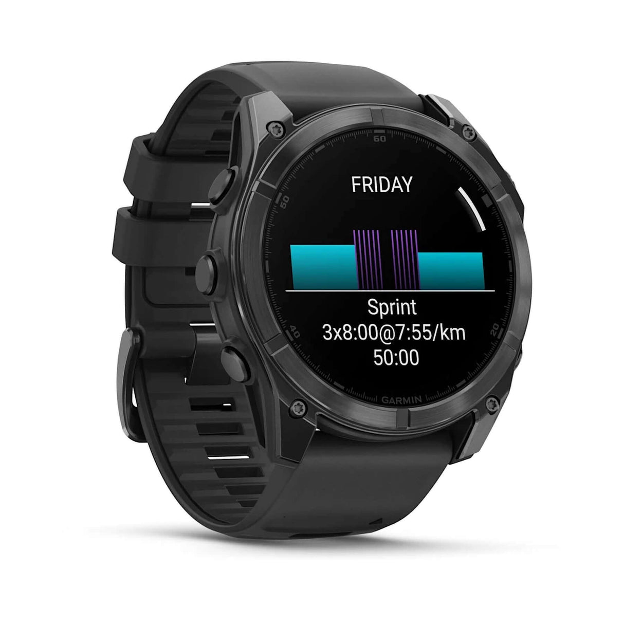 Garmin Fenix 8 51mm Smartwatch Slate Grey/Black-Carbon Grey/Black - 53 Degrees North 