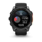 Garmin Fenix 8 51mm Smartwatch Slate Grey/Black-Carbon Grey/Black - 53 Degrees North 