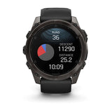 Garmin Fenix 8 51mm Smartwatch Slate Grey/Black-Carbon Grey/Black - 53 Degrees North 