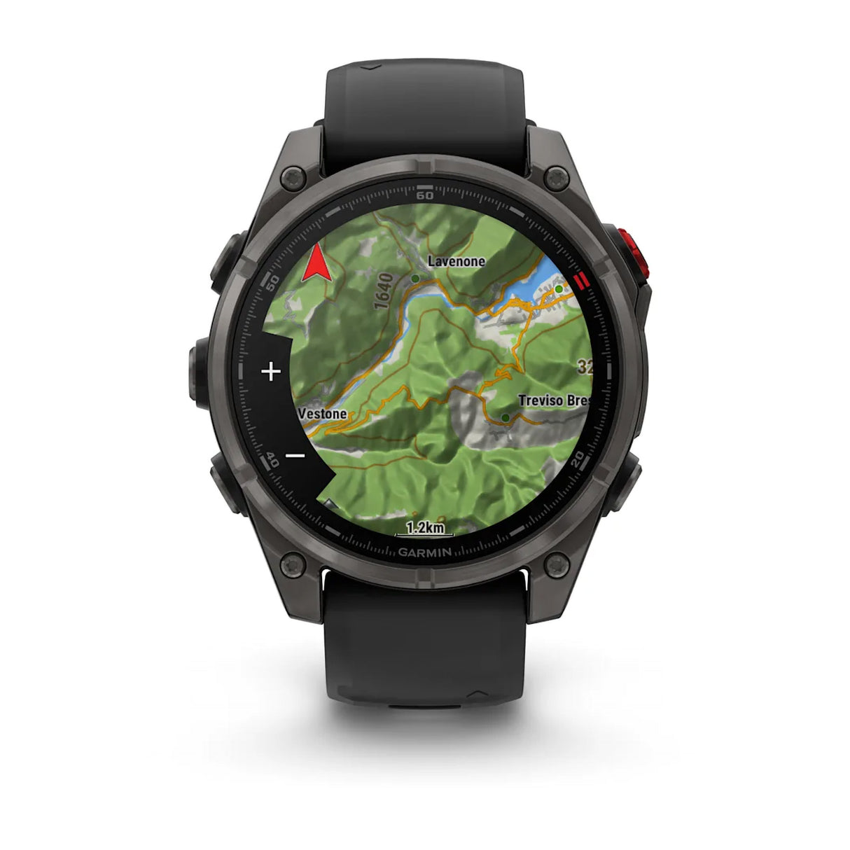 Garmin Fenix 8 Pro 47mm Multisport AMOLED Smartwatch Carbon DLC Titanium with Black/Grey Band-Titanium with Graphite/Black Band - 53 Degrees North 
