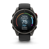 Garmin Fenix 8 Pro 47mm Multisport AMOLED Smartwatch Carbon DLC Titanium with Black/Grey Band-Titanium with Graphite/Black Band - 53 Degrees North 