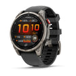 Garmin Fenix 8 Pro 47mm Multisport AMOLED Smartwatch Titanium with Graphite/Black Band - 53 Degrees North