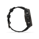 Garmin Fenix 8 Pro 51mm AMOLED Multisport GPS Smartwatch Carbon DLC Titanium w/ Black/Grey Band-Titanium with Graphite/Black Band - 53 Degrees North 