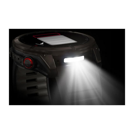 Garmin Fenix 8 Pro 51mm AMOLED Multisport GPS Smartwatch Carbon DLC Titanium w/ Black/Grey Band-Titanium with Graphite/Black Band - 53 Degrees North 