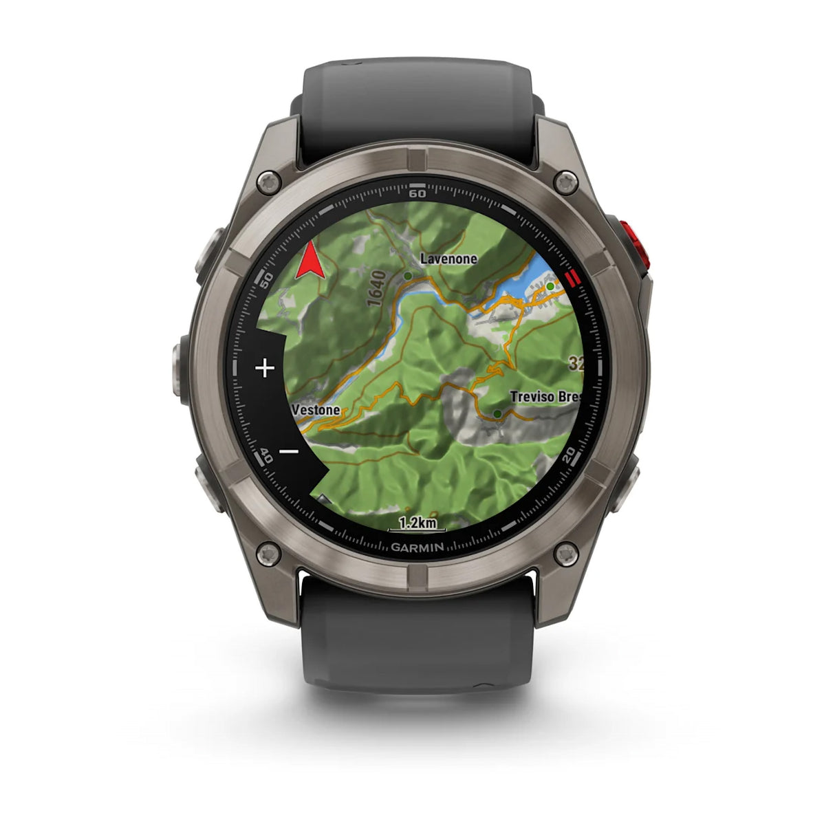 Garmin Fenix 8 Pro 51mm AMOLED Multisport GPS Smartwatch Carbon DLC Titanium w/ Black/Grey Band-Titanium with Graphite/Black Band - 53 Degrees North 