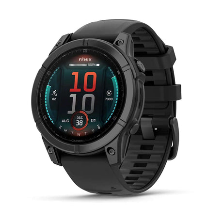 Garmin Fenix E 47mm Multisport GPS Smartwatch Stainless Steel/Black - 53 Degrees North