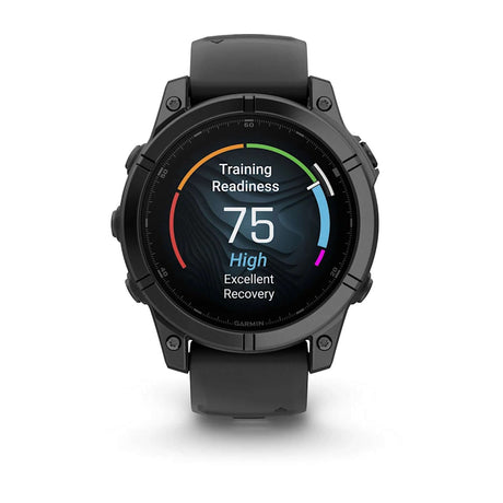 Garmin Fenix E 47mm Multisport GPS Smartwatch Stainless Steel/Black - 53 Degrees North