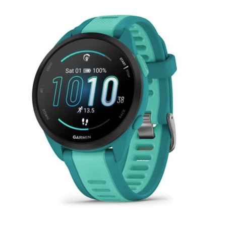 Garmin Forerunner 165 Music Smartwatch Fuchsia & Coral-Turquoise & Aqua-Mist Grey & Whitestone-Black & Slate Grey - 53 Degrees North 