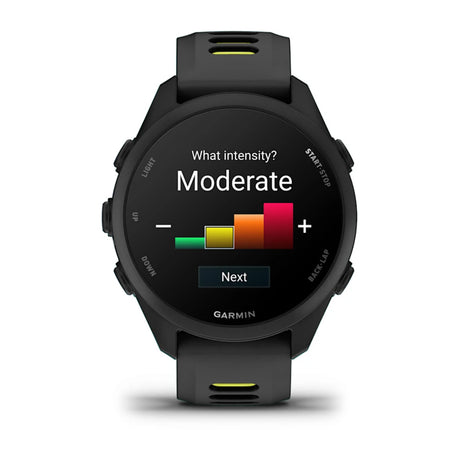 Garmin Forerunner 170 GPS Running Smartwatch Black/Amp Yellow - 53 Degrees North