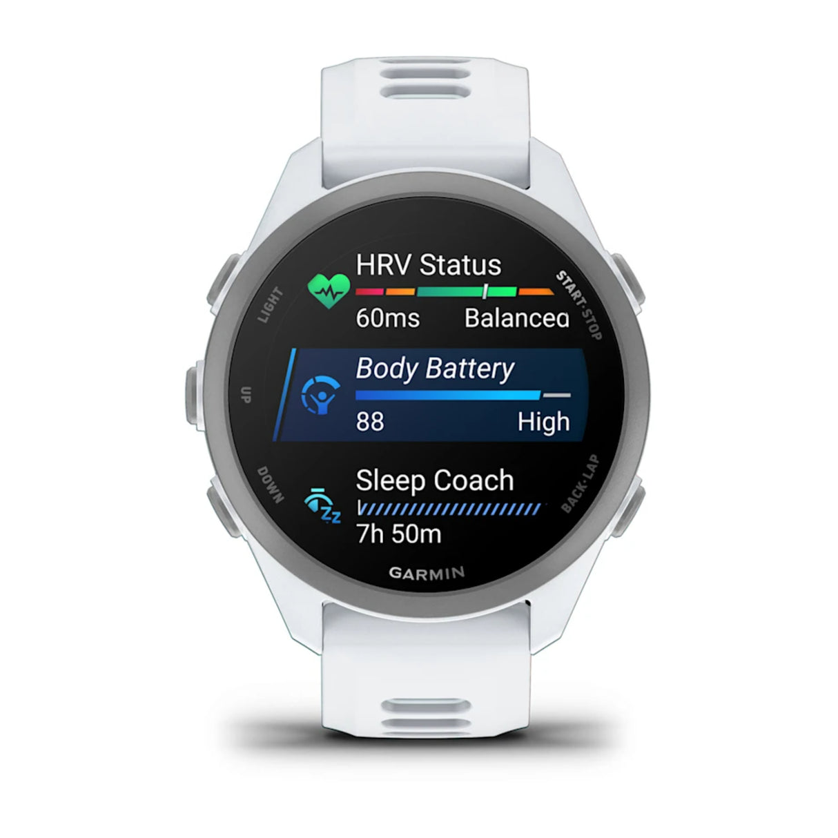 Garmin Forerunner 170 Music GPS Running Smartwatch Whitestone - 53 Degrees North