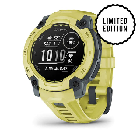 Garmin Instinct E - 45mm GPS Smartwatch Black-Electric Lime - 53 Degrees North 