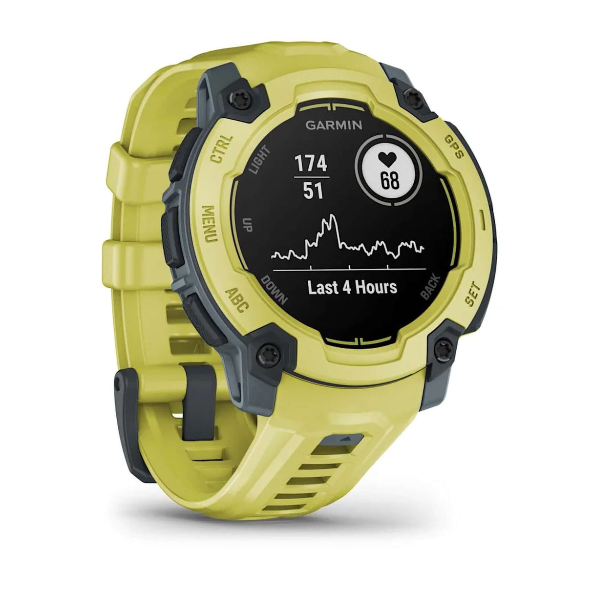 Garmin Instinct E - 45mm GPS Smartwatch Black-Electric Lime - 53 Degrees North 
