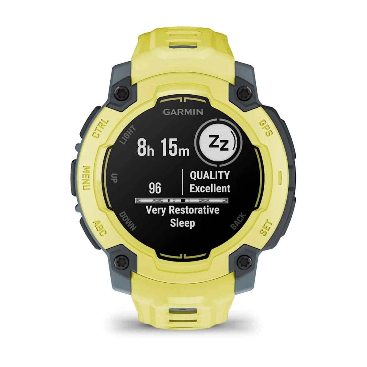 Garmin Instinct E - 45mm GPS Smartwatch Black-Electric Lime - 53 Degrees North 
