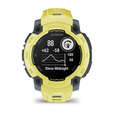 Garmin Instinct E - 45mm GPS Smartwatch Black-Electric Lime - 53 Degrees North 