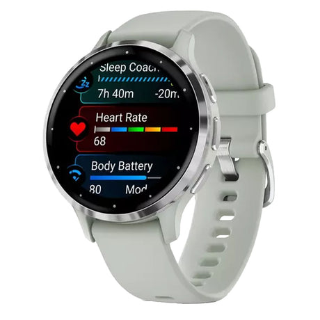 Garmin Venu 3S - 41 mm Fitness Smartwatch Silver - 53 Degrees North