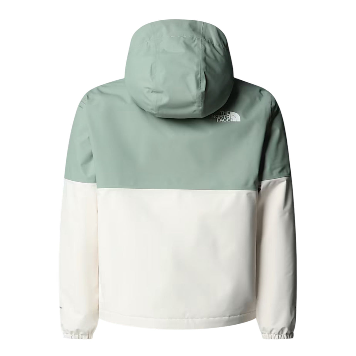 The North Face Girls' Warm Antora Rain Jacket Slate Moss/White Dune / Age 5-6-Slate Moss/White Dune / Age 7-8-Slate Moss/White Dune / Age 9-10-Slate Moss/White Dune / Age 11-12-Slate Moss/White Dune / Age 14-16 #- 53 Degrees North 