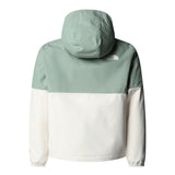 The North Face Girls' Warm Antora Rain Jacket Slate Moss/White Dune / Age 5-6-Slate Moss/White Dune / Age 7-8-Slate Moss/White Dune / Age 9-10-Slate Moss/White Dune / Age 11-12-Slate Moss/White Dune / Age 14-16 #- 53 Degrees North 