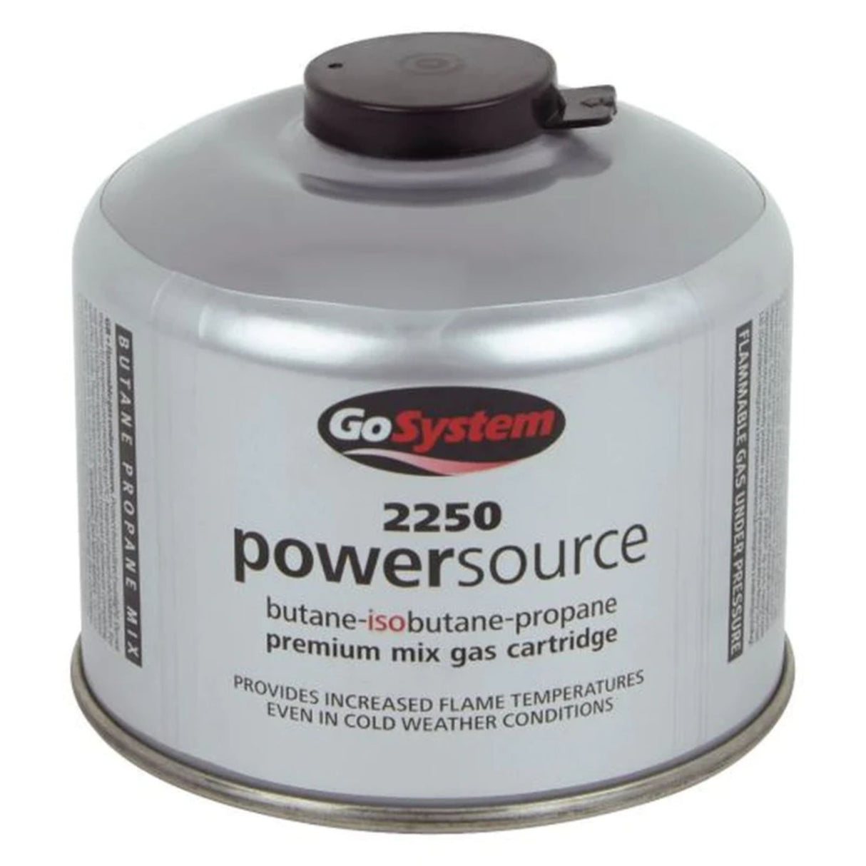 Go System Go System Powersource 220g Butane/Propane Mix Silver - 53 Degrees North