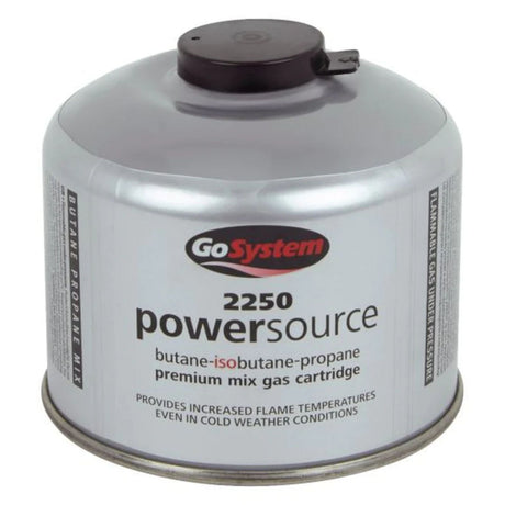 Go System Go System Powersource 220g Butane/Propane Mix Silver - 53 Degrees North
