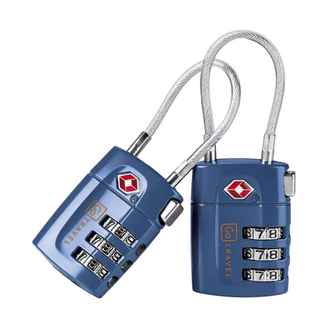 Go Travel Combi Cable Twin Padlocks Default Title - 53 Degrees North 