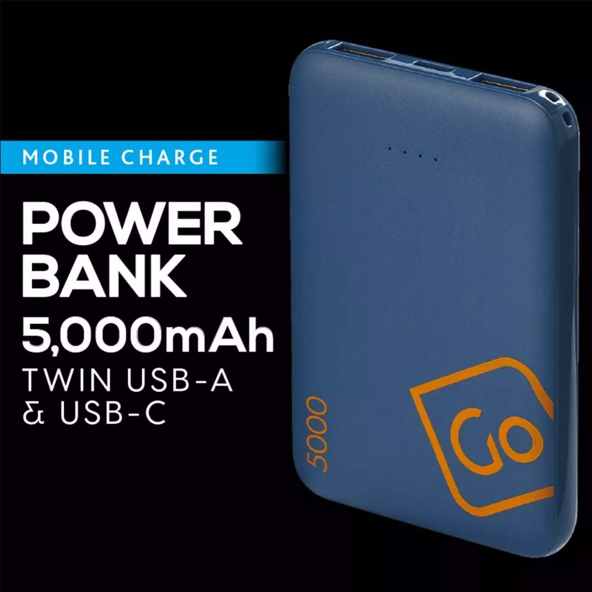 Go Travel Power Bank 5000 Default Title - 53 Degrees North 