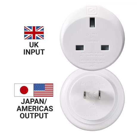 Go Travel UK-Japan/USA Adaptor Default Title - 53 Degrees North 