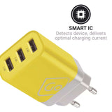 Go Travel Worldwide 3 Port USB-A Charger Default Title - 53 Degrees North 