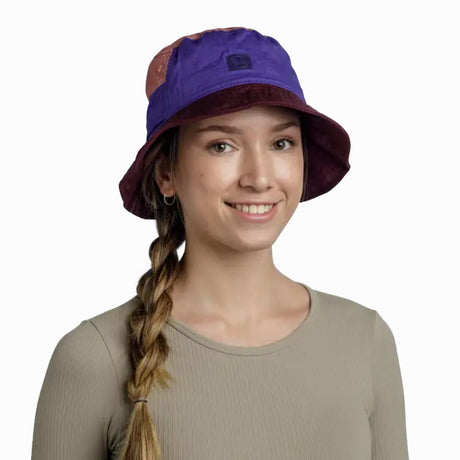 BUFF Sun Bucket Hat Hak Grey / Small/Medium-Hak Grey / Large/X-Large-Hak Purple / Large/X-Large #- 53 Degrees North 