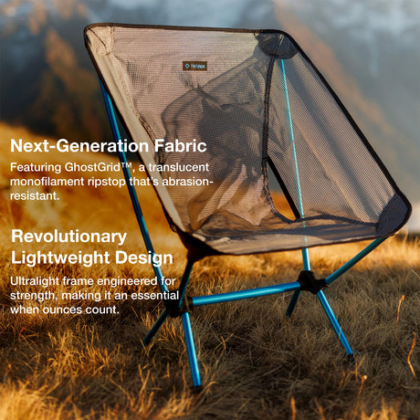 Helinox Chair Zero LT Ultralight Cyan - 53 Degrees North 