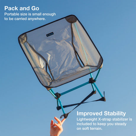 Helinox Chair Zero LT Ultralight Cyan - 53 Degrees North 