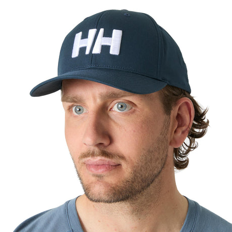 Helly Hansen HH Brand Cap Navy-Pebble - 53 Degrees North 
