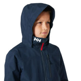 Helly Hansen Junior Crew Midlayer Jacket Navy / 134 cm-Navy / 140 cm-Navy / 146 cm-Navy / 152 cm-Navy / 158 cm - 53 Degrees North 
