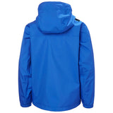 Helly Hansen Kids' Crew Hooded Waterproof Jacket Cobalt / Age 7-8-Cobalt / Age 9-10-Cobalt / Age 11-12-Cobalt / Age 13-14-Cobalt / Age 15-16 - 53 Degrees North 