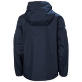 Helly Hansen Kids' Junior Crew Hooded Jacket Navy / 134 cm-Navy / 140 cm-Navy / 146 cm-Navy / 152 cm-Navy / 158 cm - 53 Degrees North 