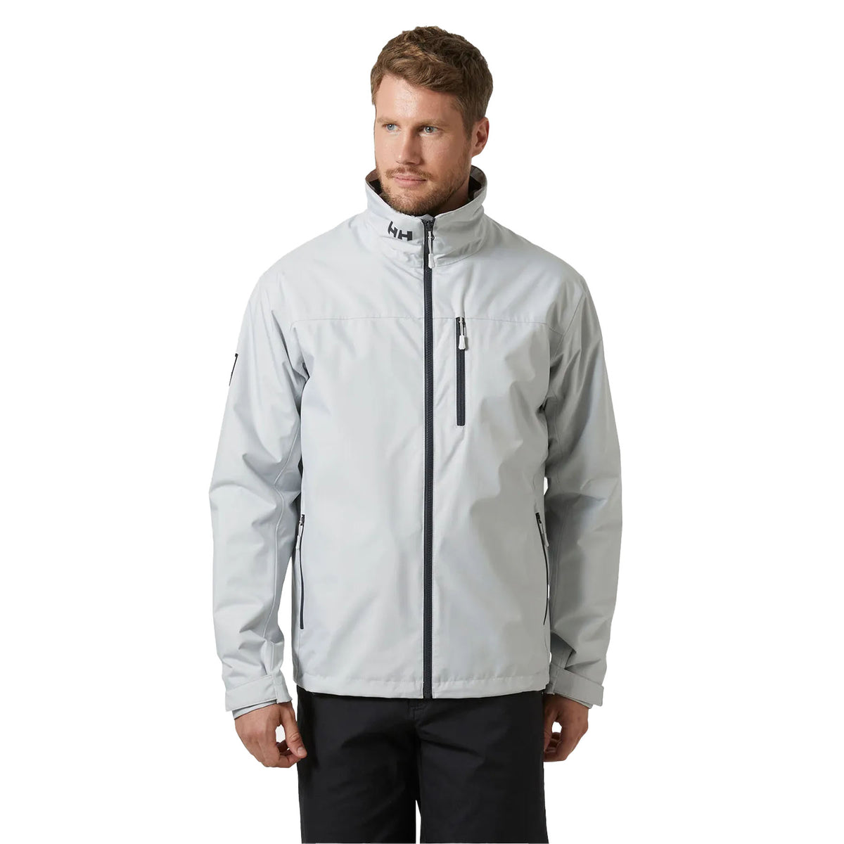 Helly Hansen Men's Crew Midlayer Jacket 2 Grey Fog / Small - 53 Degrees North