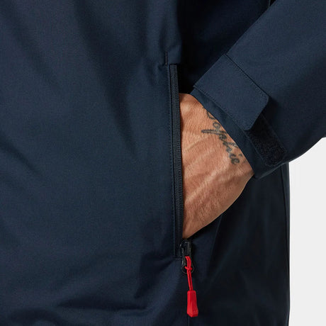 Helly Hansen Men's Crew Waterproof Midlayer Jacket Navy / Small-Navy / Medium-Navy / Large-Navy / X-Large-Navy / XX-Large - 53 Degrees North 