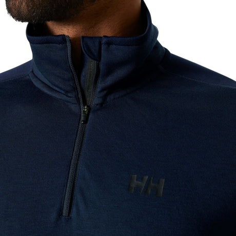 Helly Hansen Men's HP 1/2 Zip Pullover 2.0 Navy / Small-Navy / Medium-Navy / Large-Navy / X-Large-Navy / XX-Large - 53 Degrees North 